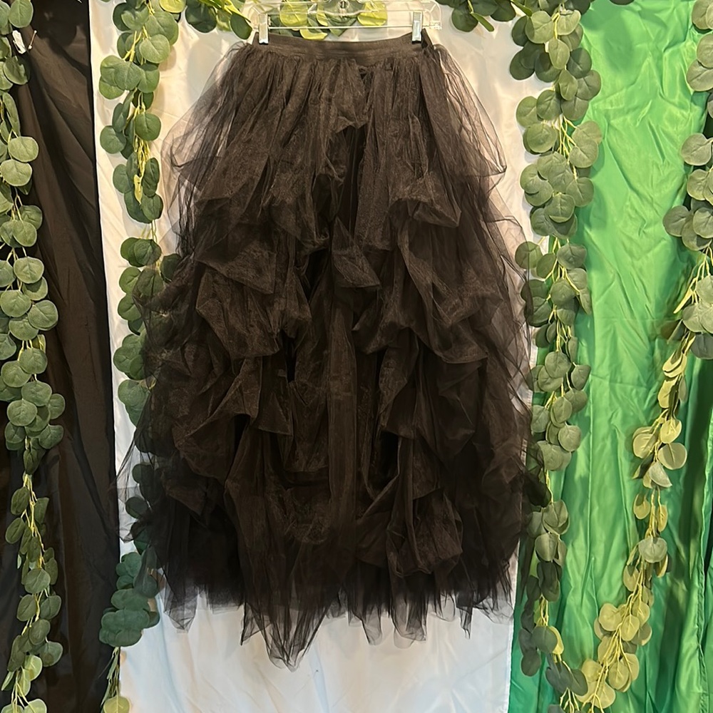 BNWT Black Tulle Skirt Size Large